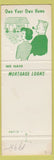 Matchbook Cover - 1st National Bank Cudahy WI