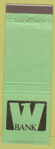 Matchbook Cover - West Bank des Moines IA