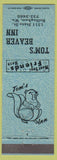 Matchbook Cover - Tom's Beaver Inn Bellingham WA blue