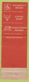 Matchbook Cover - Pickwick Hotel San Diego CA