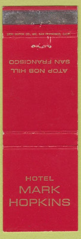 Matchbook Cover - Hotel Mark Hopkins San Francisco CA