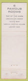 Matchbook Cover - Hotel Mark Hopkins San Francisco CA
