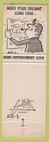 Matchbook Cover - 1st National Bank Effingham IL