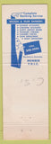 Matchbook Cover - Wilson & Muir Bank Trust Bardstown KY