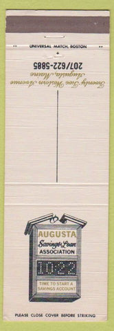 Matchbook Cover - Augusta ME Savings Loan
