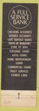 Matchbook Cover - 1st National Bank Mount Pleasant TX orange