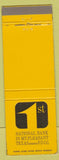 Matchbook Cover - 1st National Bank Mount Pleasant TX yellow