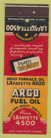 Matchbook Cover - Arco Fuel Oil Wyandotte Birmingham MI