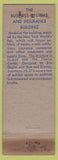 Matchbook Cover - 1939 New York World's Fair Business Systems Insurance
