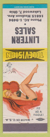 Matchbook Cover - Lantern Sales TV Lakewood OH pinup