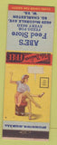 Matchbook Cover - Abe's Feed Store South Charleston WV pinup