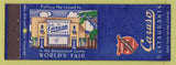 Matchbook Cover - Caruso Restaurants New York City 1939 World's Fair