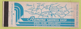 Matchbook Cover - Ramona Sandwich Shop York PA