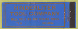 Matchbook Cover - Hinderliter Tool Co Tulsa OK full length drilling fishing