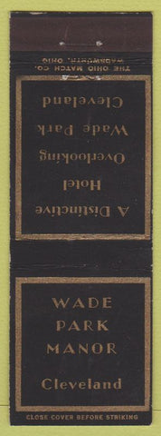 Matchbook Cover - Wade Park Manor Cleveland OH