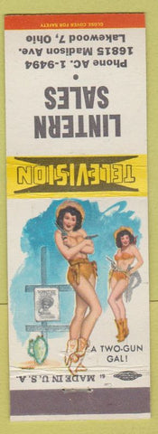 Matchbook Cover - Litner Sales Lakewood OH pinup