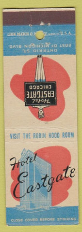 Matchbook Cover - Eastgate Hotel Chicago IL