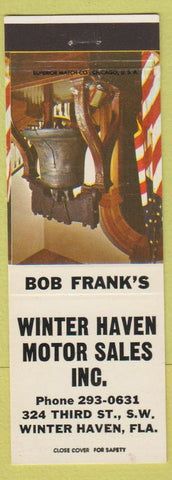 Matchbook Cover - Winter Haven Motor Sales FL Lincoln Mercury