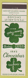 Matchbook Cover - Ira's Clover Bar Chicago IL
