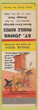 Matchbook Cover - St Johns Trailers Orange Park Green Cove Springs FL hillbilly
