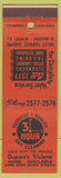Matchbook Cover - 3 Hour Dry Cleaning Newport RI