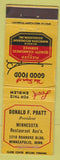 Matchbook Cover - Minnesota Restaurant Association Minneapolis WEAR