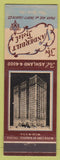 Matchbook Cover - Vanderbilt Hotel New York City NYC