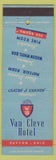 Matchbook Cover - Van Cleve Hotel Dayton OH WEAR