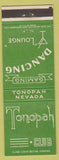Matchbook Cover - Tonopah Club casino NV