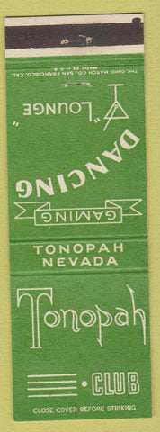 Matchbook Cover - Tonopah Club casino NV