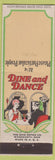 Matchbook Cover - Ohio Match deco scene dinner girlie BLANK