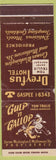 Matchbook Cover - Dreyfus Hotel Providence RI WEAR