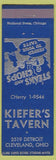 Matchbook Cover - Kieffer's Tavern Cleveland OH