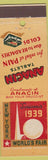 Matchbook Cover - Anacin Tablets New York City 1939 World's Fair