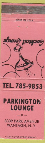 Matchbook Cover - Parkington Lounge Wantagh NY WEAR