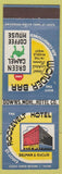 Matchbook Cover - Roosevelt Hotel St Louis MO Green Camel Coffee House