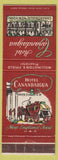 Matchbook Cover - Hotel Canandaigua NY