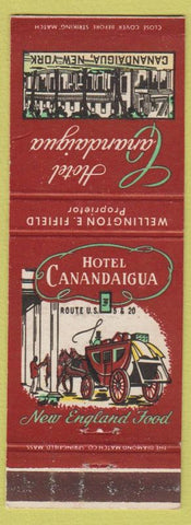 Matchbook Cover - Hotel Canandaigua NY