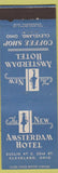 Matchbook Cover - New Amsterdam Hotel Cleveland OH