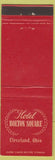 Matchbook Cover - Hotel Bolton Square Cleveland OH