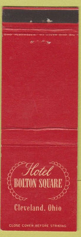 Matchbook Cover - Hotel Bolton Square Cleveland OH
