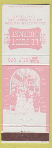 Matchbook Cover - Le Petit Gourmet Chicago IL