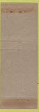 Matchbook Cover - Know Your Marines Major General