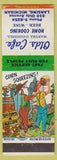 Matchbook Cover - Olds Cafe Lansing MI hillbilly