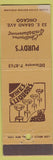 Matchbook Cover - Purdy's Chicago IL