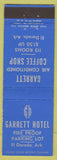 Matchbook Cover - Garrett Hotel El Dorado AR