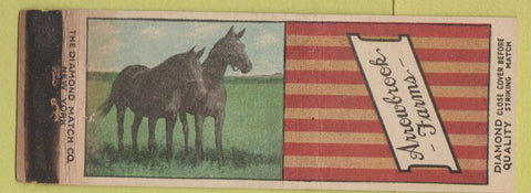 Matchbook Cover - Arrowbrook Horse Farms DQ