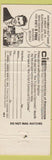 Matchbook Cover - Cleveland Institute of Electronics OH