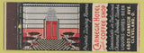Matchbook Cover - Carnegie Hotel Cleveland OH deco