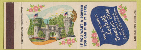 Matchbook Cover - Lookout Souvenir Shop Lookout Mountain TN